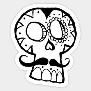 Day of the Dead Sugar Skull Sticker